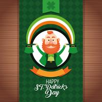 Joyeuse Saint Patrick vecteur