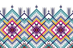 conception de motifs ethniques géométriques. tapis en tissu aztèque ornement mandala chevron décoration textile papier peint. dinde tribale broderie traditionnelle indienne africaine fond d'illustrations vectorielles vecteur