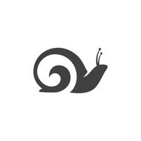 vecteur de logo d'escargots sur fond blanc