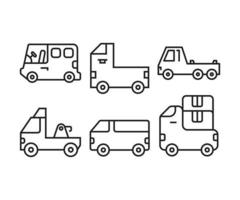 camionnettes, camionnettes et camionnettes vecteur