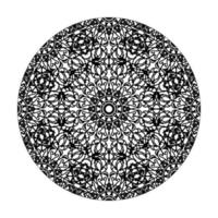 mandala dessiné à la main. décoration en ornement de doodle oriental ethnique. vecteur