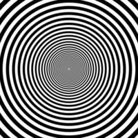 spirale hypnotique psychédélique vecteur