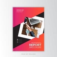 Rapport annuel Corporate Design créatif vecteur