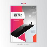 Rapport annuel Corporate Design créatif vecteur