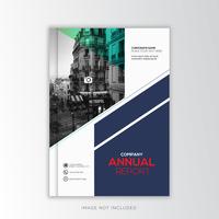 Rapport annuel Corporate Design créatif vecteur