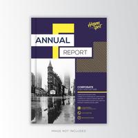 Rapport Annuel Actif, Design Créatif vecteur