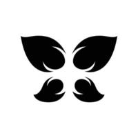 vecteur de conception de logo papillon