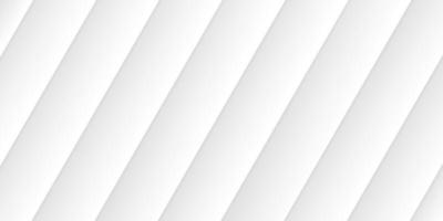 fond blanc avec des rayures. fond d'écran en diagonale de lignes blanches et grises. motif de ligne minimal dynamique vide simple. toile de fond diagonale vierge. bannière linéaire futuriste gris clair. illustration vectorielle. vecteur