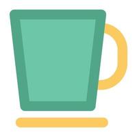 concepts de tasses à la mode vecteur