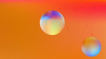 Image de fond espace abstrait coloré flou vecteur