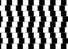 motif d'illusion d'optique géométrique de mur de café vecteur