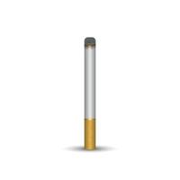 cigarette 3d réaliste. illustration vectorielle vecteur