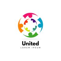 Logo coloré de l&#39;unité vecteur