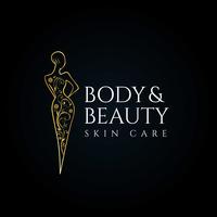 Logo de soins de la peau pour salon de beauté vecteur
