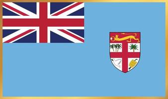 drapeau fidji, illustration vectorielle vecteur