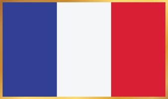 drapeau de la france, illustration vectorielle vecteur