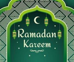 ramadan kareem fond islamique vecteur