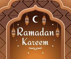 ramadan kareem fond islamique vecteur