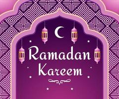 ramadan kareem fond islamique vecteur