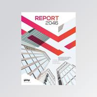 rapport annuel d'entreprise, design créatif vecteur