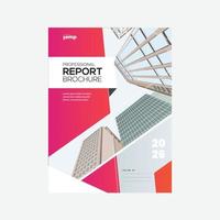 rapport annuel d'entreprise, design créatif vecteur