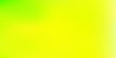 dessin de flou de vecteur vert clair, jaune.