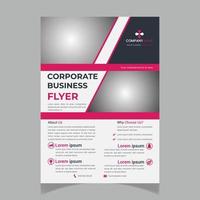 conception de flyers commerciaux vecteur