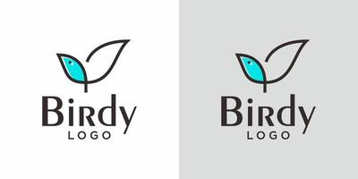 conception de logo simple et amusante avec un look moderne. vecteur