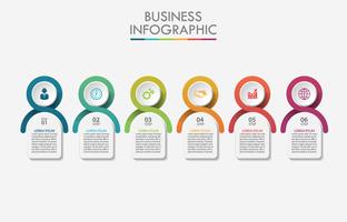 Modèle d&#39;infographie. vecteur