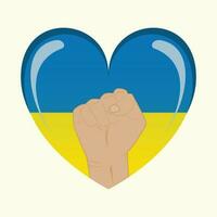 nous le peuple soutenons l'ukraine vecteur