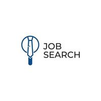 modèle de conception d'icône de logo de recherche d'emploi vecteur