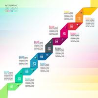 Modèle de conception moderne utiliser pour infographie, bannière, étiquettes. vecteur