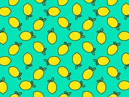 Citron Pop Art de fond vecteur