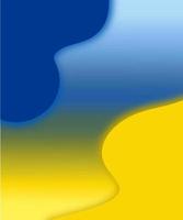 symbole d'icône vectorielle de la république d'ukraine. illustration de concept de paix et de guerre. nationalité officielle peuple ukrainien ou étiquette de drapeau. couleur jaune et bleue pour le drapeau de l'ukraine. vecteur