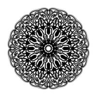 mandala dessiné à la main. décoration en ornement de doodle oriental ethnique. vecteur