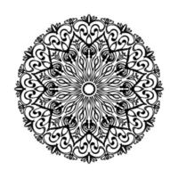 mandala dessiné à la main. décoration en ornement de doodle oriental ethnique. vecteur