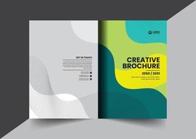 brochure d'entreprise brochure de profil d'entreprise rapport annuel livret proposition d'entreprise page de couverture mise en page conception de concept vecteur