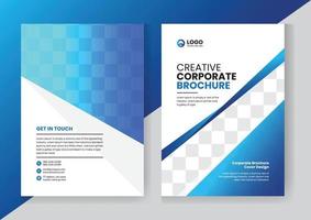 brochure d'entreprise brochure de profil d'entreprise rapport annuel livret proposition d'entreprise page de couverture mise en page conception de concept vecteur