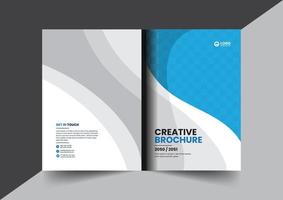 brochure d'entreprise brochure de profil d'entreprise rapport annuel livret proposition d'entreprise page de couverture mise en page conception de concept vecteur