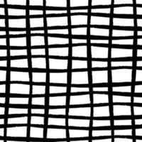 motif abstrait rayé de vecteur de rayures ondulées géométriques. impression noir et blanc.