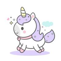 Vecteur de mignonne Licorne