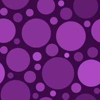 modèle sans couture de vecteur pantone violet abstrait, fond de sphère brillante de forme ronde de cercle, beau fond d'écran moderne de paillettes, modèle d'impression de tissu. illustration vectorielle de papier d'emballage à bulles de points.