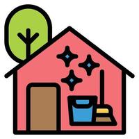 illustration vectorielle d'icône de service de maison. vecteur