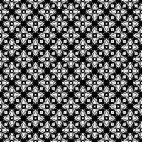 texture de modèle sans couture noir et blanc. conception graphique ornementale en niveaux de gris. ornements en mosaïque. modèle de modèle. illustration vectorielle. eps10. vecteur