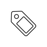 modèle d'icône d'étiquette couleur noire modifiable. symbole d'icône d'étiquette illustration vectorielle plate pour la conception graphique et web. vecteur