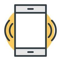 concepts de sonnerie mobile vecteur