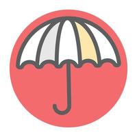 concepts de parapluie à la mode vecteur