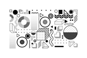 formes serties de composition d'éléments géométriques vecteur