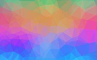 multicolore clair, motif de triangle flou vectoriel arc-en-ciel.