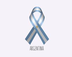 Argentine en deuil vecteur